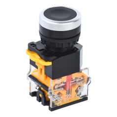 Кнопка управления IEK D8-11 Ø 22 мм, 1NO+1NC, черная [BBT30-11-3-22-K02]