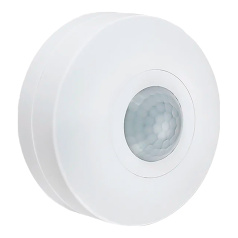 Датчик движения IEK ДД 025, 1200 Вт, 360°, 6 м, белый, IP20 [LDD11-025-1200-001]