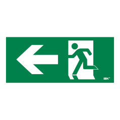 Самоклеящаяся этикетка IEK 330х140 мм, Фигура/стрелка влево [LPC10-1-33-14-FNAL]