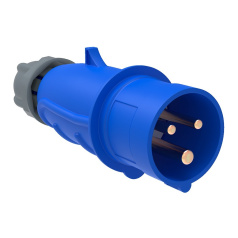 Вилка переносная IEK MAGNUM ССИ-023 32А-6ч/200-250В 2P+PE IP44 [PSN01-032-3]