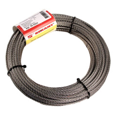 Трос нержавеющий Rexant Ø 4 мм, моток 20 м [09-5504]