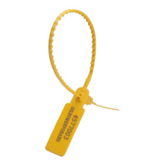 Пломбы пластиковые номерные Fortisflex УП-255, желтые [56276]