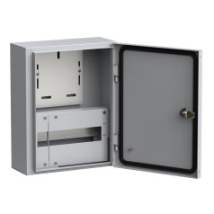 Корпус металлический IEK TITAN ЩУРн-1/12, 395х310х145 мм, IP54, без окна, серый [MKM22-N-12-54-Z]