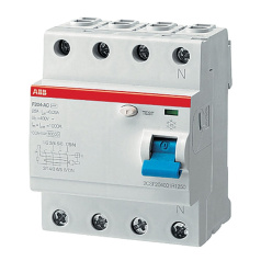 Выключатель дифференциального тока (УЗО) ABB 4п 40А 300мА тип AC F204 [2CSF204001R3400]