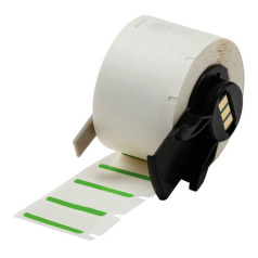 Этикетки Brady M6‐17‐494‐GN полиэстер, 25.4 х 12.7 мм, зеленый, 500 шт [brd173490]