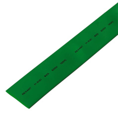 Термоусаживаемая трубка Rexant 25.0/12.5 мм, зеленая, усадка 2:1, с подавлением горения, нарезка по 1 м [22-5003]