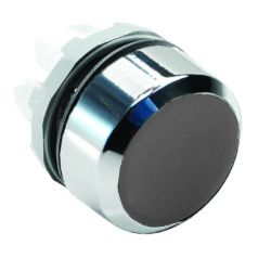 Кнопка ABB MP1-20B без фиксации без подсветки черная [1SFA611100R2006]