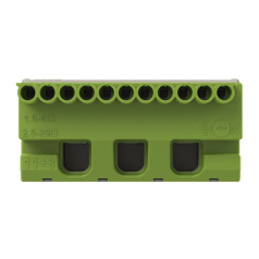 Клеммник самозажимной ABB ZK113G PE11х4+3х25 мм, зеленый [1SPE007715F9714]