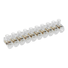 Зажим винтовой концевой IEK КЗВИ 2.5 мм² (10x1) [UZVK-025-10]