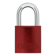 Замки алюминиевые компактные Brady, алюминиевые дужки, 25 мм, Ø 4.7 мм, красные, 6 шт [gws834858]