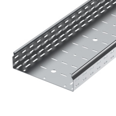 Лоток перфорированный IEK ESCA 7, сталь, толщина 2.0 мм, 80х300х2500 мм [CLP10-080-300-200-D25]