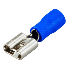 Клемма плоская изолированная Rexant РПи-м 2.5-(6.3) (10 шт) [06-0390-A]