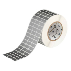 Этикетки Brady THT-5-8591-10-SL полиэстер, 25.4 х 12.7 мм, серебристые, 10000 шт [brd148786]