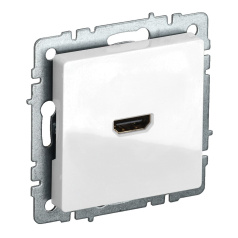 Розетка HDMI IEK BRITE РHDMI-0-БрБ белый [BR-H10-K01]