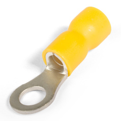 Наконечник кольцевой изолированный КВТ НКИ 6.0-5 с ПВХ манжетой [47481]