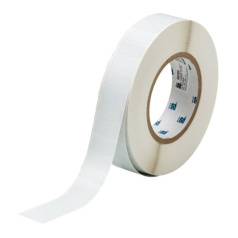 Этикетки Brady THT-59-492-10 полиэстер, 25.4 х 12.7 мм, белые матовые, 10000 шт [brd805912]