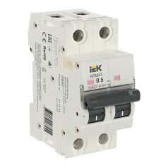 Автоматический выключатель IEK ARMAT M10N 2P B 5А [AR-M10N-2-B005]