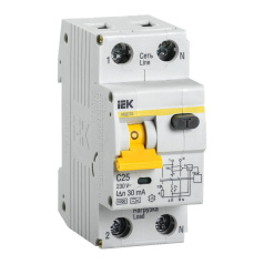 Автоматический выключатель дифференциального тока IEK KARAT АВДТ32 C25 30мА, тип A [MAD22-5-025-C-30]