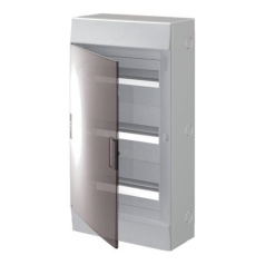 Бокс настенный ABB Mistral41 36М, прозрачная дверь, с клеммами, 3 ряда [1SPE007717F9994]