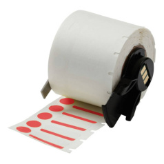 Этикетки Brady M6‐98‐494‐RD полиэстер, 25.4 х 9.53 мм, Ø 9.53 мм, красный, 500 шт [brd173531]