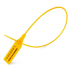 Пломбы пластиковые номерные Fortisflex Универсал-350, желтые [102089]