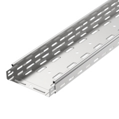 Лоток перфорированный IEK ESCA, сталь, толщина 0.7 мм, 50х100х3000 RAL 9016 GL [CLPK10-050-100-3]