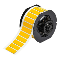 Этикетки Brady B30EP-172-593-YL полиэстер, 44.99 х 14.99 мм, желтые, 450 шт [gws118023]