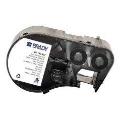 Самоламинирующиеся этикетки Brady M4-89-427 винил, 12.7 х 38.1 мм, черный на белом, 180 шт [brd170747]