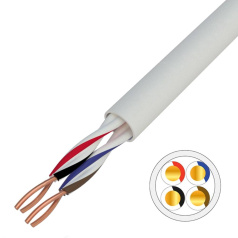 Кабель для пожарной сигнализации КПСВВнг(А)-LSLTx Rexant 2x2x0.50 мм² [01-4875]