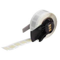 Термостойкие этикетки Brady M6‐4‐724 полиимид, 10.16 х 10.16 мм, зеленовато-янтарные [brd173884]