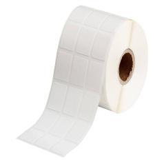 Этикетки Brady BPT-611-499 нейлоновая ткань, 25.4 х 12.7 мм, белые, 3000 шт [brd217075]