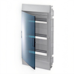 Бокс в нишу ABB Mistral41 36М, зеленая дверь, с клеммами, 3 ряда [1SLM004101A1207]