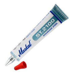 Маркер-туба для нержавеющей стали Markal ST2100, красный, 6 мм [97172]