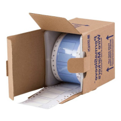 Термоусадочный маркер Brady PS-500-150-WT-S, 38.1 х 21.6 мм, белые, 250 шт [brd32141]