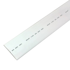 Термоусаживаемая трубка Rexant 40.0/20.0 мм, белая, усадка 2:1, с подавлением горения, нарезка по 1 м [24-0001]