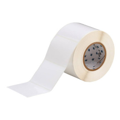 Этикетки Brady THT-76-483-1 полиэстер, 101.6 х 76.2 мм, белые глянцевые, 1000 шт [brd31338]