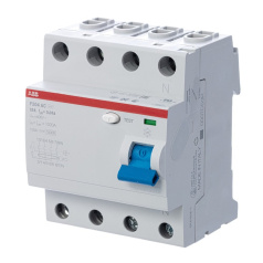 Выключатель дифференциального тока ABB 4п 125А 30мА тип AC F204 [2CSF204001R1950]