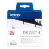 Лента Brother DK22214 непрерывная 12 мм х 30,48 м, белая