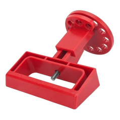 Блокиратор флажковых автоматов, поликарбонат, размер флажка до 75х23 мм, красный [gwrD29]