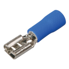 Разъем плоский изолированный IEK РпИм 2-250 с ПВХ манжетой (100 шт) [URM10-D25-D23-7]