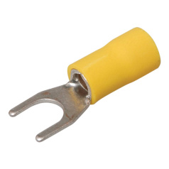 Кабельный наконечник вилочный изолированный IEK НВИ 5.5-5 с ПВХ манжетой (100 шт) [UNL10-006-6-5]