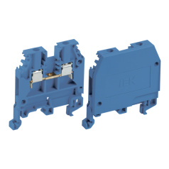 Зажим наборный IEK ЗНИ-2.5 мм², ноль, синий [YZN10-002-K07]