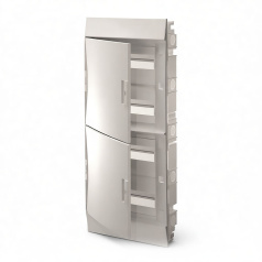 Бокс в нишу ABB MISTRAL41F / 48M, непрозрачная дверь, с клеммами N+PE [1SLM004102A1108]