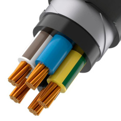 Кабель силовой медный ВБШвнг(А)-LS TOKOV ELECTRIC, 5х25 мм², МК (N PE), 1 кВ [УТ000030876]
