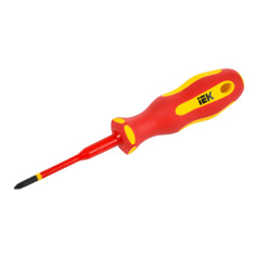 Отвертка диэлектрическая SLIM PH1х80 IEK Т2 ARMA2L 5 [A2L5-SC31-T2-PH-10-080]