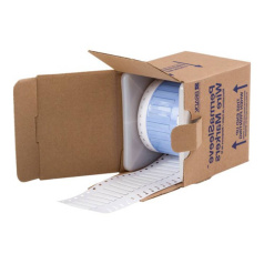 Термоусадочный маркер Brady PS-125-150-WT, 38.1 х 6 мм, белые, 2500 шт [brd32613]