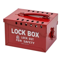 Бокс групповой Brady стандартный, сталь, красный [gws830929]