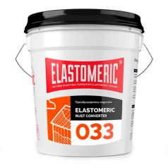 Преобразователь коррозии Elastomeric 033 Rust Converter, прозрачный, 17 кг