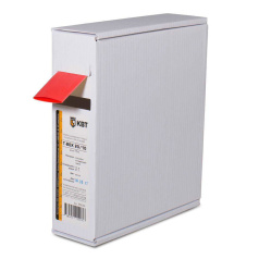 Термоусадочная трубка КВТ Т-BOX-12/6 красная, в евро-боксах по 10 метров [65622]