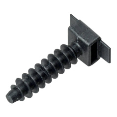 База дюбельная IEK БД 30 х 10 мм под хомут, черная (100 шт) [UHP32-30-10-100-K02]